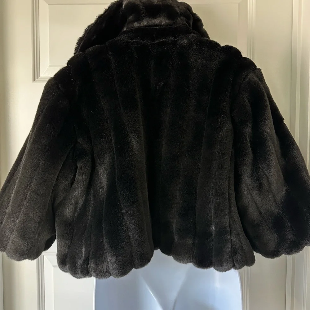 GAP Black Faux Teddy Jacket for Women - Picture 5 of 8